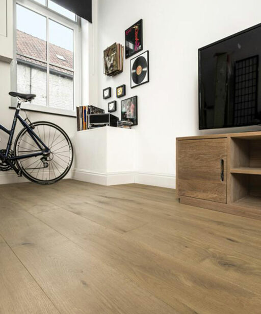 Tradition Classics Muscat Engineered Oak Flooring, Rustic, Brushed & Invisible Oiled, 190x14x1900mm