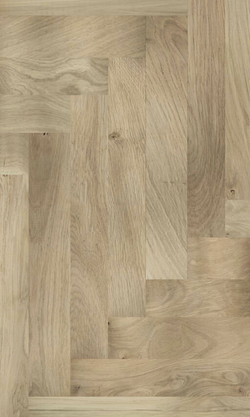 Tradition Classics Solid Oak Parquet Flooring Blocks, Unfinished, Rustic, 70x22x500mm