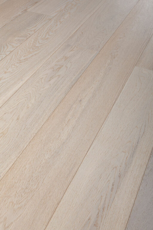 Tradition Classics Witmat Clic Engineered Oak Flooring, Rustic, Brushed & White Matt Lacquered, 189x15x1860mm