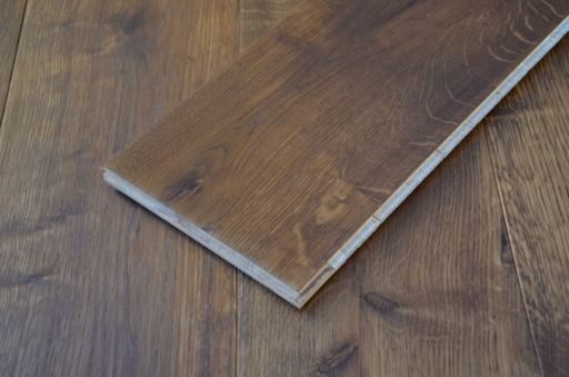 Tradition Double Smoked Oak Engineered Flooring, Natural, Oiled, 190x14x1900mm Image 5