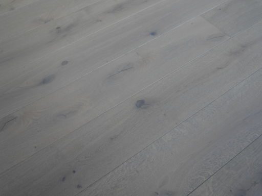 Tradition Dove Grey Engineered Oak Parquet Flooring, Rustic, Brushed, Matt Lacquered 190x14x1900mm