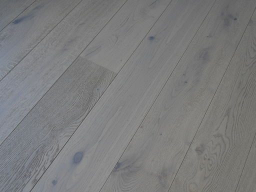 Tradition Dove Grey Engineered Oak Parquet Flooring, Rustic, Brushed, Matt Lacquered 190x14x1900mm