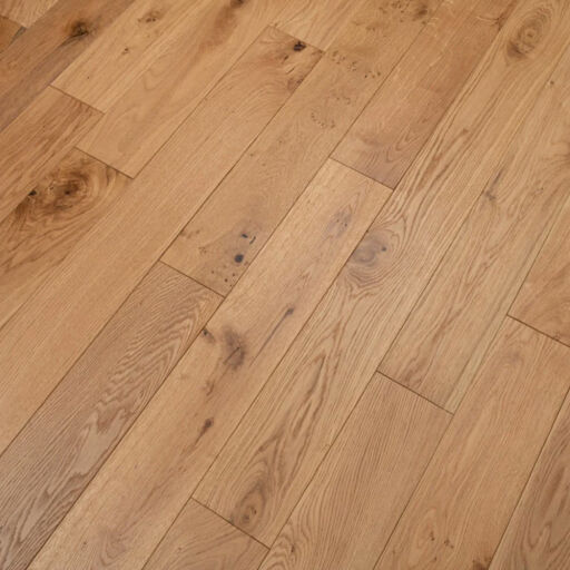 Tradition Engineered Oak Flooring, Natural, Brushed & Lacquered, RLx125x14mm Image 1