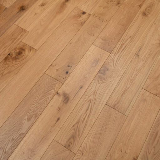 Tradition Engineered Oak Flooring, Natural, Brushed & Lacquered, RLx125x14mm
