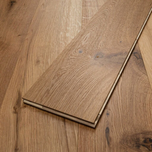 Tradition Engineered Oak Flooring, Rustic, Brushed, Oiled, 190x14x1900mm