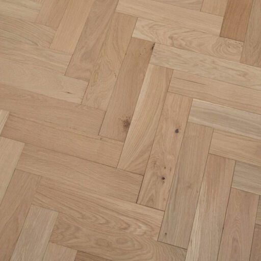 Tradition Engineered Oak Herringbone Flooring, Prime, Unfinished, 90x18x400mm