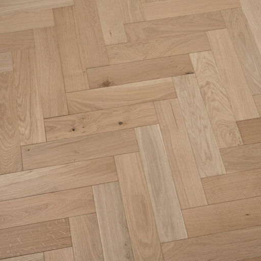 Tradition Engineered Oak Herringbone Flooring, Prime, Unfinished, 90x18x400mm Image 4