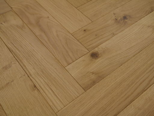 Tradition Engineered Oak Parquet Flooring, Brushed, UV Oiled, 90x18x400 mm