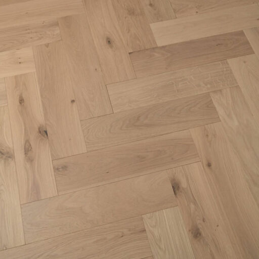 Tradition Engineered Oak Parquet Flooring, Herringbone, Natural, Invisible Finish, 150x14x600mm Image 2