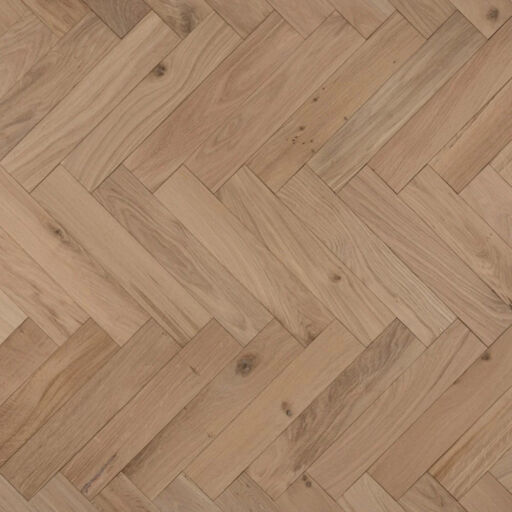 Tradition Engineered Oak Parquet Flooring, Herringbone, Unfinished, Prime, 90x14x450mm Image 1