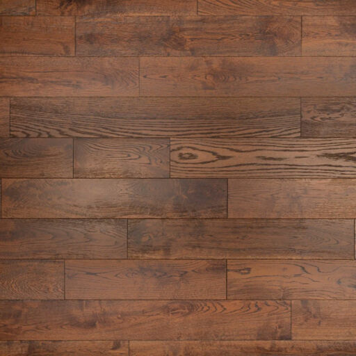Tradition Engineered Smoked Oak Flooring, Rustic, Brushed, Lacquered, RLx125x14mm Image 2