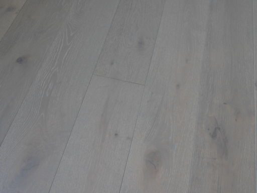 Tradition Harbour Grey Engineered Oak Parquet Flooring, Rustic, Brushed & Matt Lacquered, 190x14x1900mm