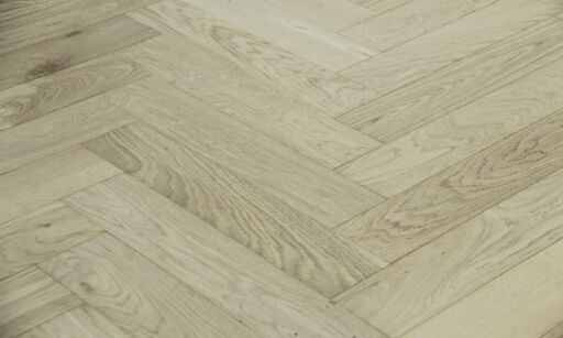 Tradition Select Engineered Oak Herringbone Flooring, Brushed, Unfinished 90x15x600mm