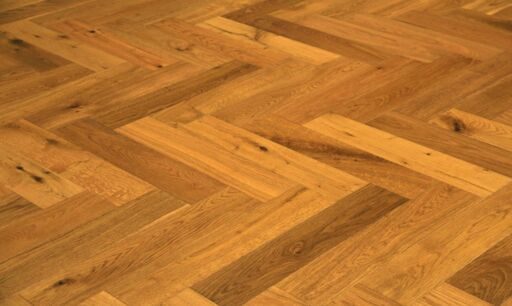 Tradition Select Engineered Oak Herringbone Flooring, Smoked, Brushed & UV Oiled, 125x14x600mm Image 2
