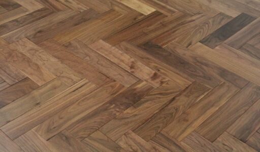 Tradition Select Engineered Walnut Herringbone Flooring, UV Lacquered, 150x18x600mm