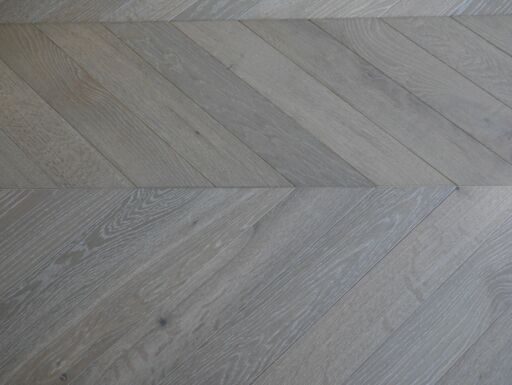 Tradition Smoked Rock Grey Chevron Engineered Oak Flooring, Prime, Unfinished, 90x14x510mm Image 3