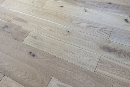 Tradition Solid Oak Flooring, Natural, Brushed, Oiled, 150x18xRL mm