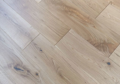 Tradition Solid Oak Flooring, Natural, Brushed, Oiled, 150x18xRL mm