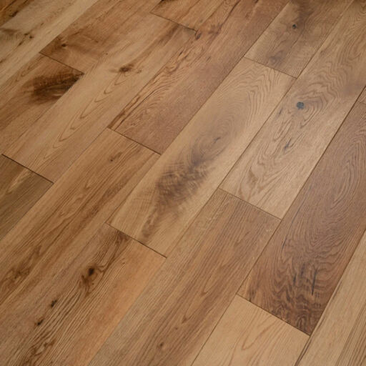 Tradition Solid Oak Flooring, Natural, Brushed, Oiled, RLx150x18mm Image 3
