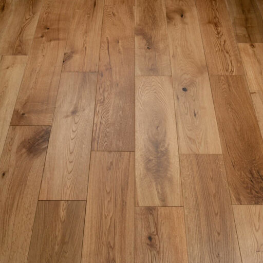 Tradition Solid Oak Flooring, Natural, Brushed, Oiled, RLx150x18mm Image 2