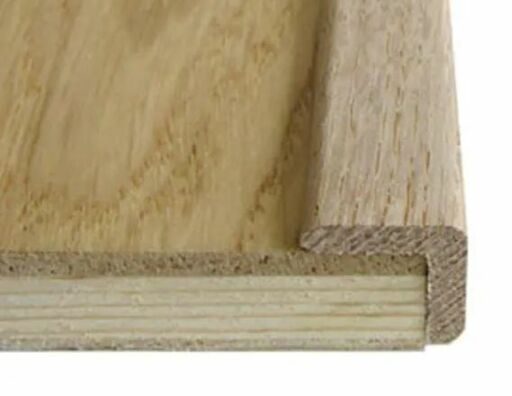 Traditions Solid Oak Corner Bead, Unfinished, 19x19mm, 2.7m