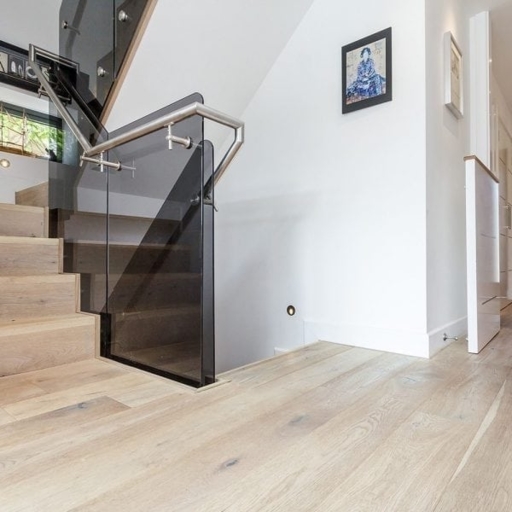 V4 Limehouse White Engineered Oak Flooring, Rustic, Hand finished, Brushed & UV Hardwax Oiled, 190x15x1900 mm