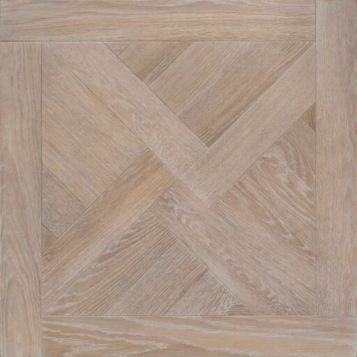 V4 Baroque Belvedere Engineered White Sheen Oak Flooring, Brushed, Rustic, Oiled, 600x16x600 mm