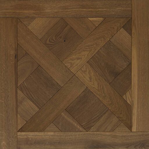 V4 Baroque Saverne Engineered Gunstock Oak Flooring, Rustic, Brushed & Oiled, 600x16x600 mm