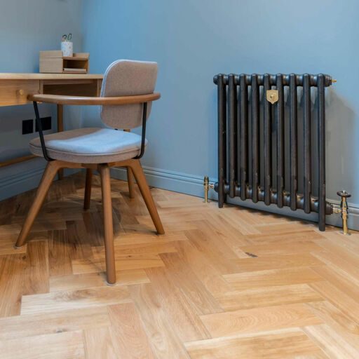 V4 Deco Parquet, Natural Oak Engineered Flooring, Rustic, Smooth Sanded & Hardwax Oiled, 90x14x400mm Image 3