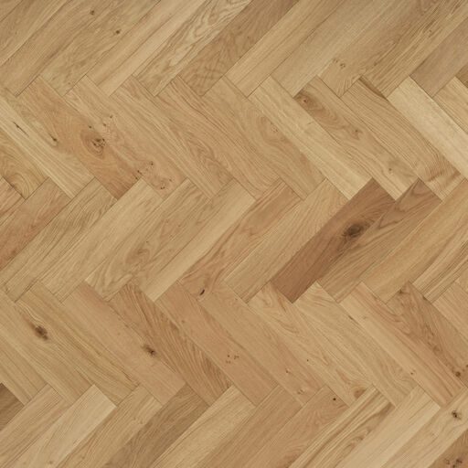 V4 Deco Parquet, Natural Oak Engineered Flooring, Rustic, Smooth Sanded & Hardwax Oiled, 90x14x400mm Image 5
