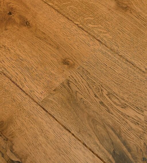 V4 Lineage Natural Smoked Engineered Oak Flooring, Rustic, Oiled