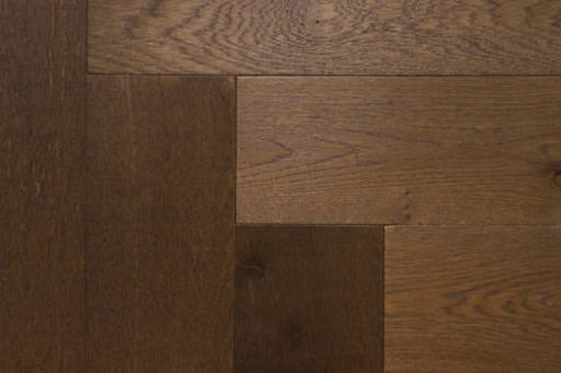 Xylo French Grey Stained Engineered Oak Flooring, Rustic, Herringbone, UV Oiled, 15x4x140 mm