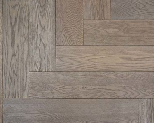 Xylo Grey Stained Engineered Oak Flooring, Rustic, Herringbone, UV Oiled, 15x4x140 mm