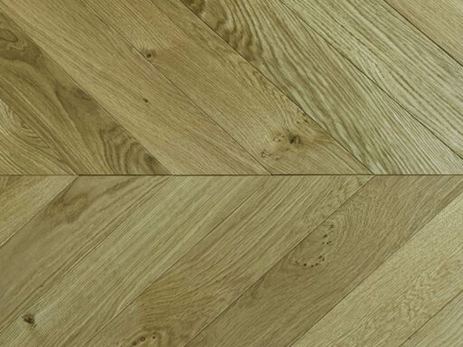 Xylo Natural Engineered Oak Flooring, Rustic, Chevron, Brushed & UV Oiled, 90x14x540mm