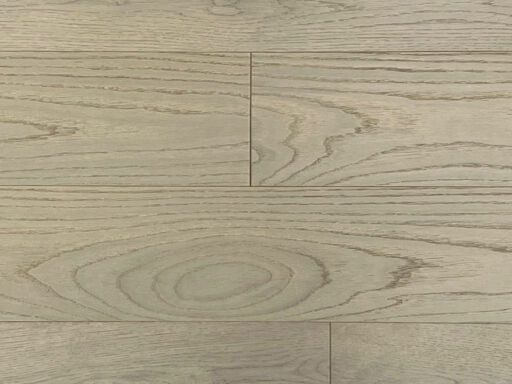 Xylo Oak Engineered Flooring, Mink Silver Grey Stained Oak, Brushed, UV Oiled, 190x14x1900mm