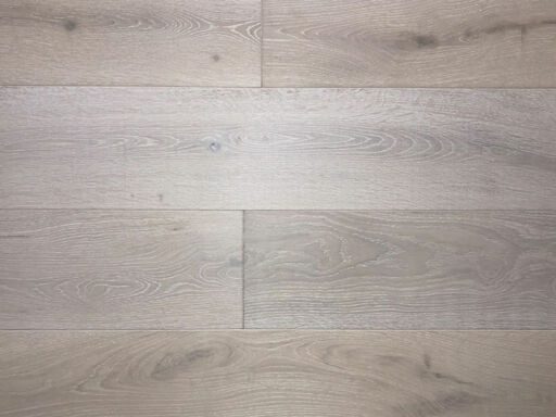 Xylo Polar White Stained Engineered Oak Flooring, Rustic, Brushed & UV Oiled, 14x3x240mm