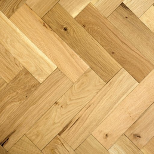 V4 Natural Engineered Oak Parquet Flooring, Rustic, Smooth Sanded & Hardwax Oiled, 90x14x360 mm