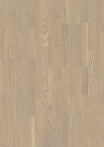 Boen Warm Cotton Oak 3-Strip Wood Flooring, Brushed, Live Pure, 14x215x2200mm