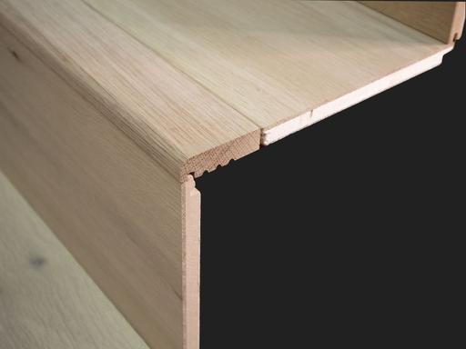 Tradition Select Stair Nosing, Unfinished, 60x15x910mm