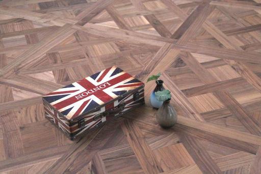 Tradition Select Engineered Walnut Parquet Flooring, Natural Oiled, 580x20x580mm