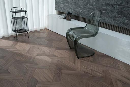 Tradition Select Engineered Walnut Parquet Flooring, UV Lacquered, 290x15x450mm