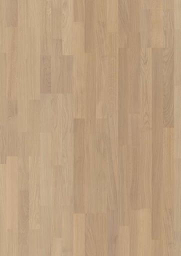 Boen Transparent Oak 3-Strip Wood Flooring, Brushed, Live Natural, 13.2x215x2200mm