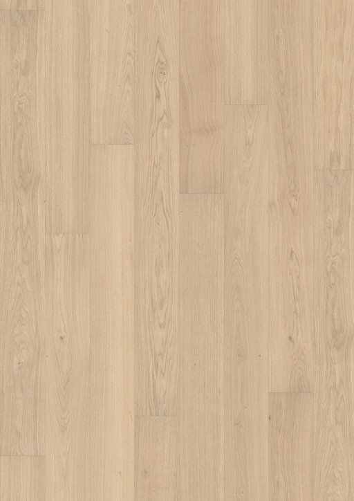 Kahrs Piazza Oak Piazza Ab Crème White Engineered Flooring, Brushed & Oiled, 180x11x1800mm