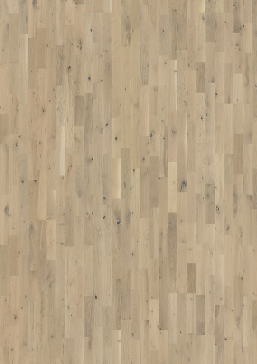 Kahrs Beyond Retro Oak Frosted Oat Strip Engineered Flooring, Brushed & Ultra Matt Lacquered, 200x15x2423mm