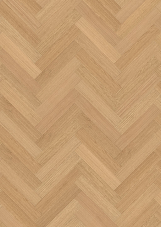 Kahrs Life Authentic Herringbone Oak Chamomille Engineered Flooring, Brushed & Ultra Matt Lacquered, 121x10x593mm